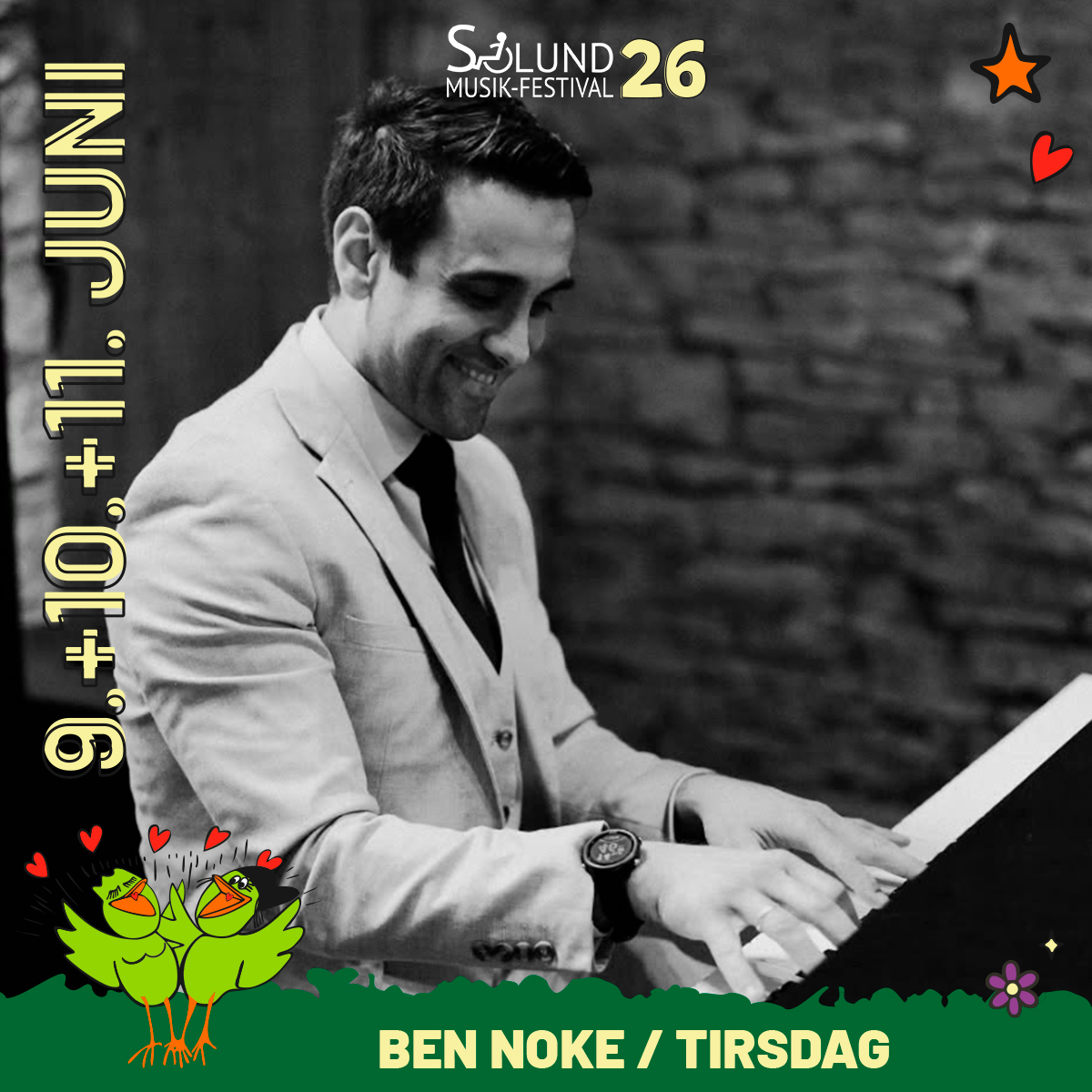 Musik 2026: Tirsdag - Ben Noke