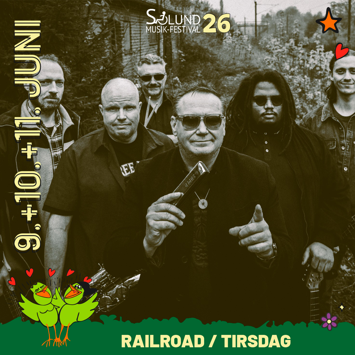 Musik 2026: Tirsdag - Railroad