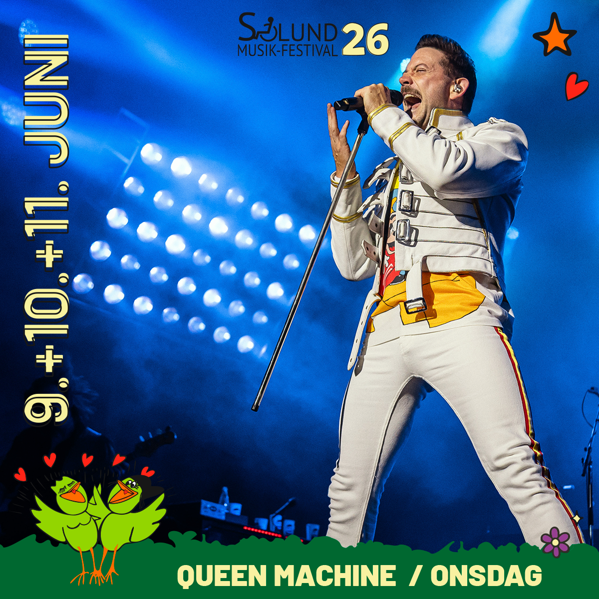 Musik 2026: Onsdag - Queen Machine
